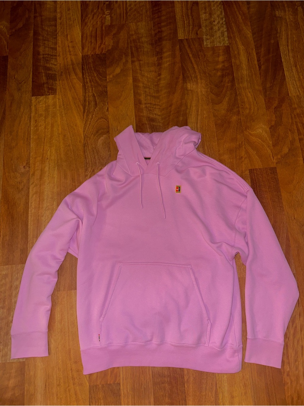 Nike Men's Tennis Pink Hoodie Sweatshirt